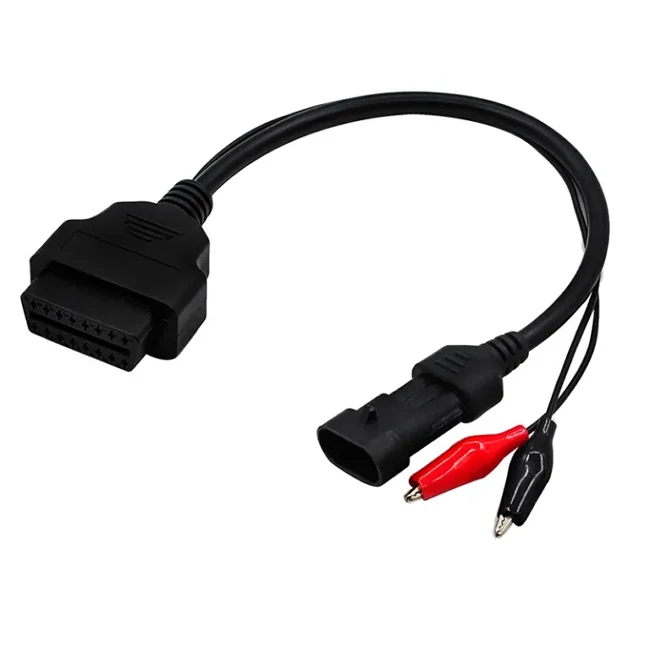 OBD2 3 Pin To 16 Pin Diagnostic Adapter Cable - Garfour view 2