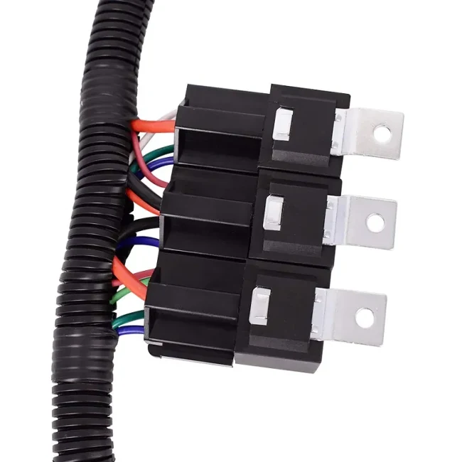 Dual Electric Fan Upgrade Wiring Harness For GM Trucks - Garfour view 3