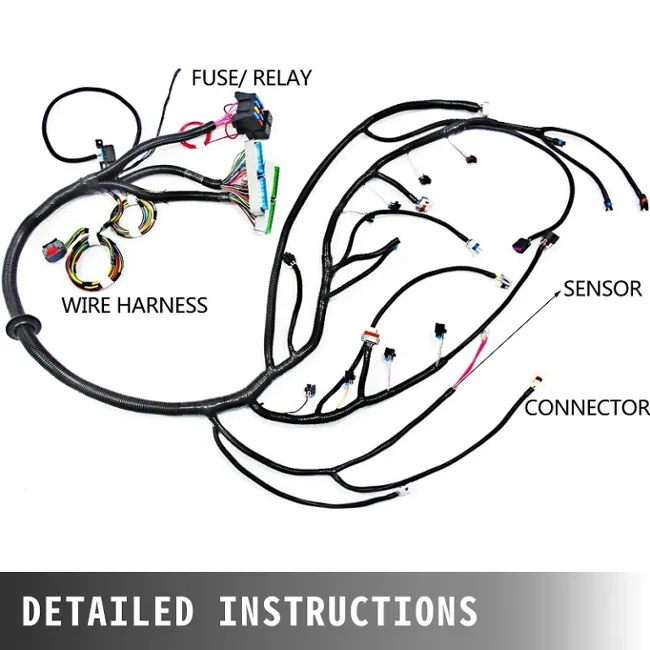 4L60E Standalone Wiring Harness For Vortec LS Engines - Garfour view 3