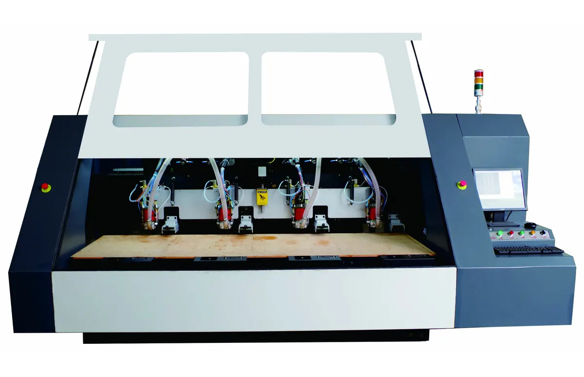 D3X high speed PCB drilling machine with linear motor drive