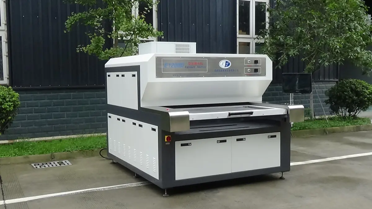 UV LED exposure machine photographed outside the factory