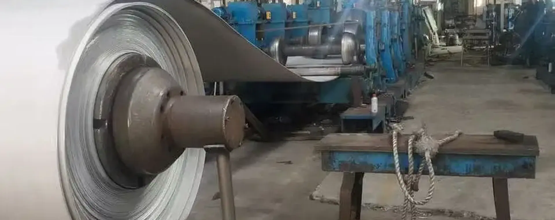 Pipe production equipment at KCM Special Steel