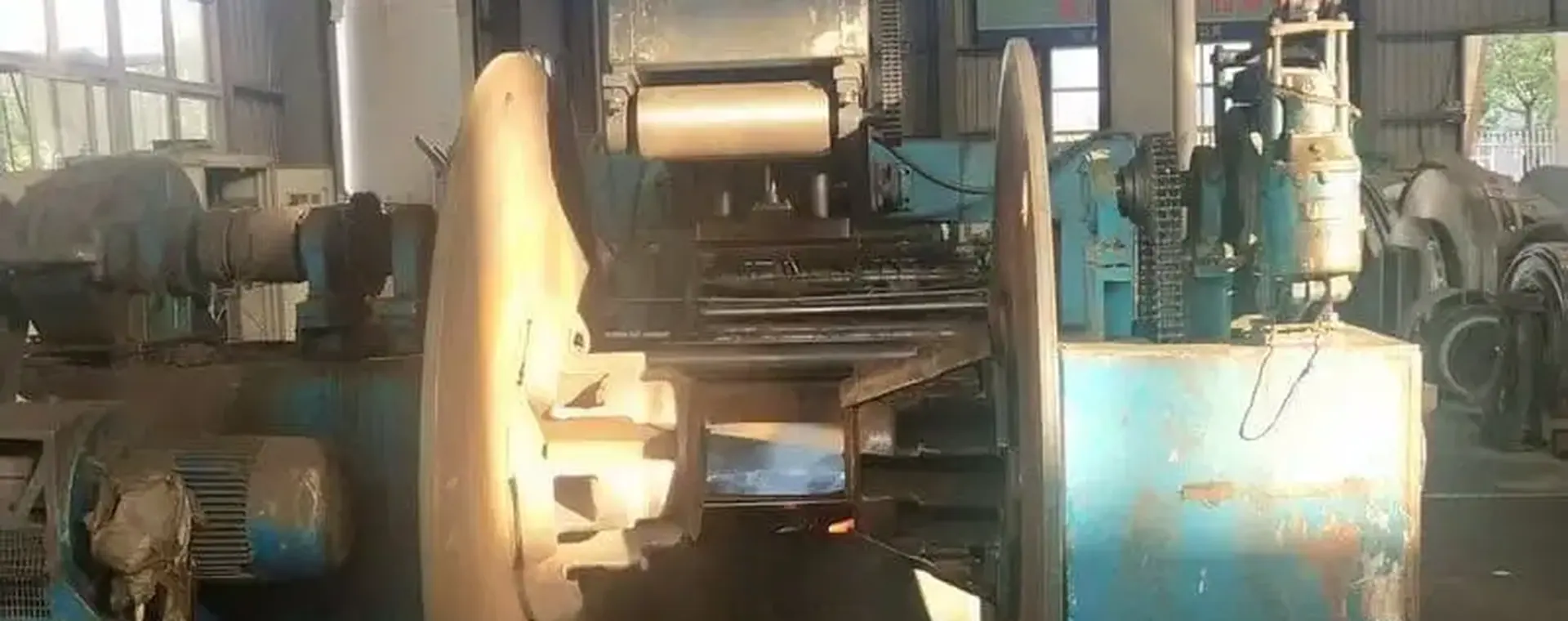 Stainless steel pipe production line at KCM Special Steel