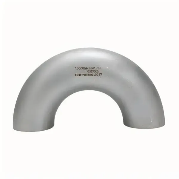 Stainless Steel 180 degree elbow for industrial applications