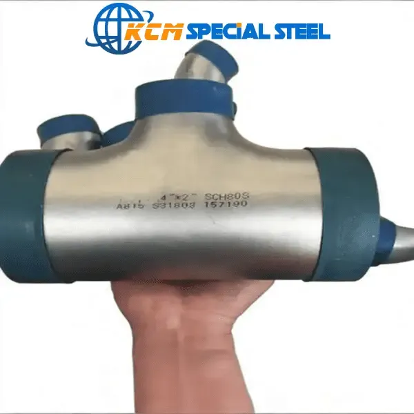 ASTM A815 S32205 Butt Weld Duplex Pipe Fittings (Elbow, Tee, Reducer, Cap, Cross, Stub End) for Industrial Applications.