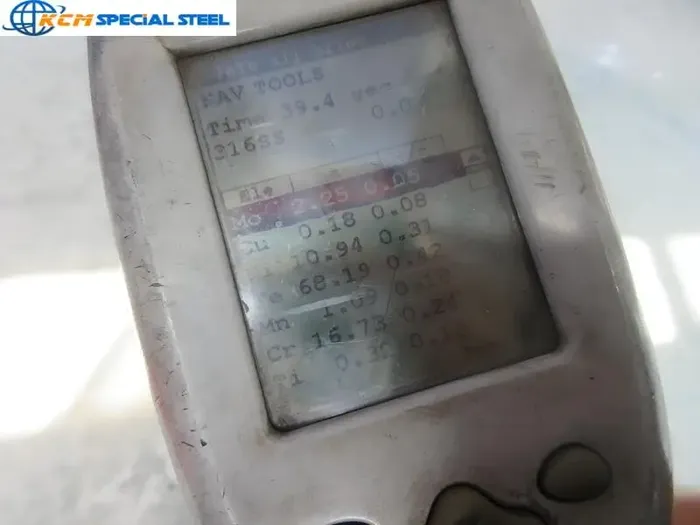 PMI Test Result 316Ti Stainless Steel Pipe/Tube
