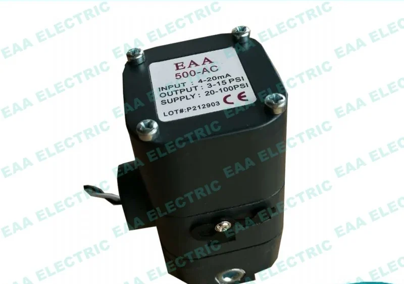 500X electro pneumatic converter front view with enclosure cover