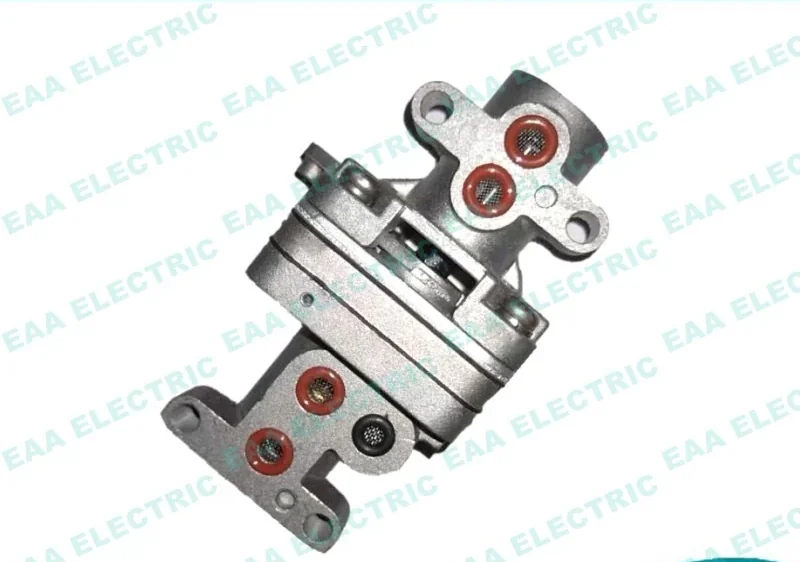 Pilot valve for pneumatic control valve actuators front view