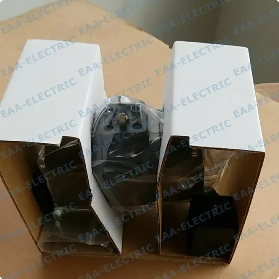EAA-500ACD transducer with the cover removed showing the coil and nozzle flapper
