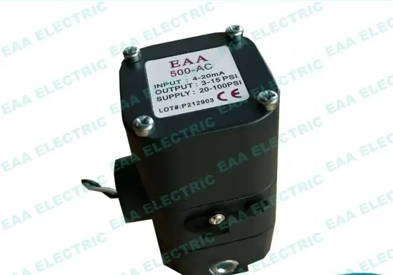 500X electro pneumatic converter front view with enclosure cover