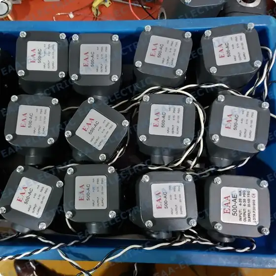OEM Case 10-500AC: 500 series electro pneumatic transducers produced for an OEM customer