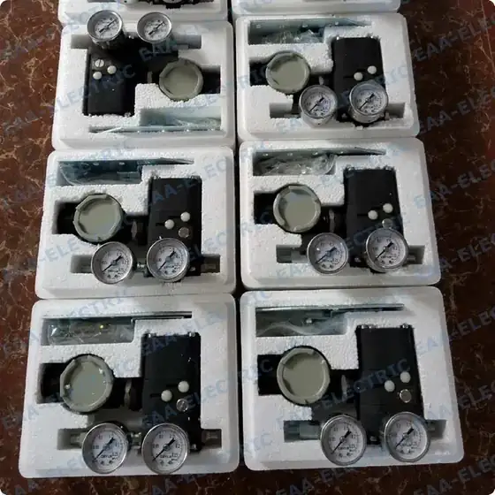 EPC1000 electro pneumatic transducers packed in cartons for shipment