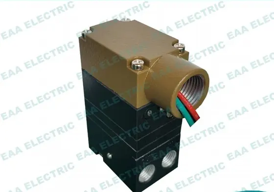 TA7800 electro pneumatic transducer showing compact housing and pneumatic ports
