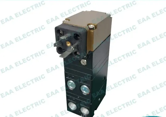 TD7800 electro pneumatic converter mounted on a control valve actuator with air and signal connections