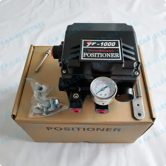 YT1000L electro pneumatic positioner housing with pneumatic connection ports