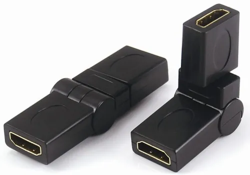 HDMI female to HDMI female adaptor,rotating 360°