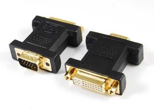 DVI(24+5)female to VGA male adaptor