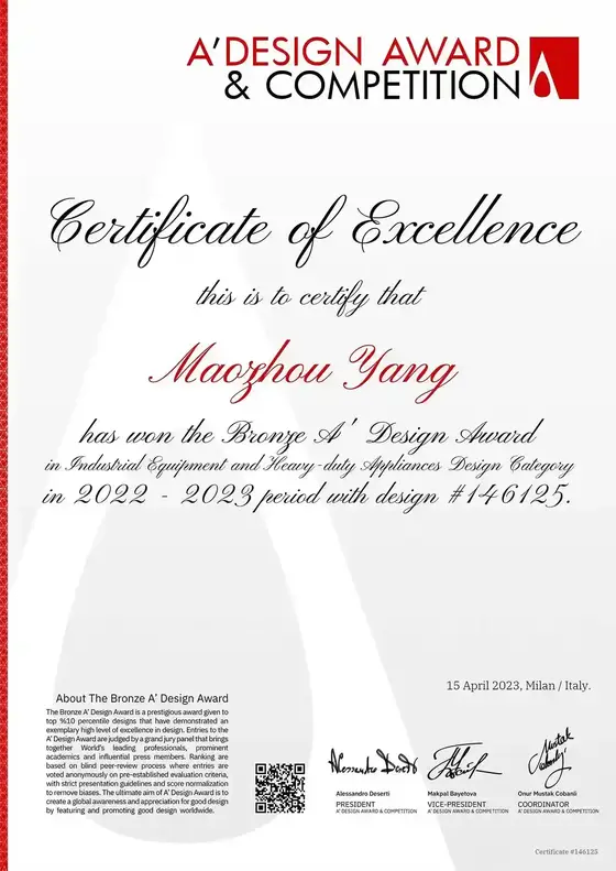Creeks product certification document