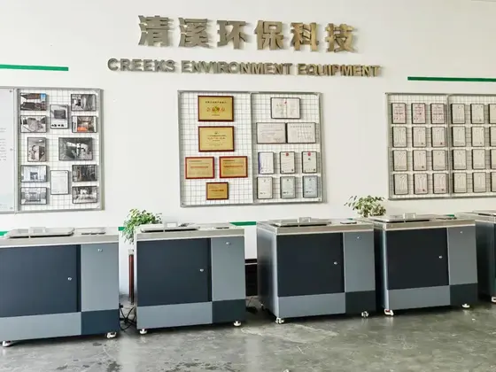 Creeks composting machine manufacturing in the Suzhou plant