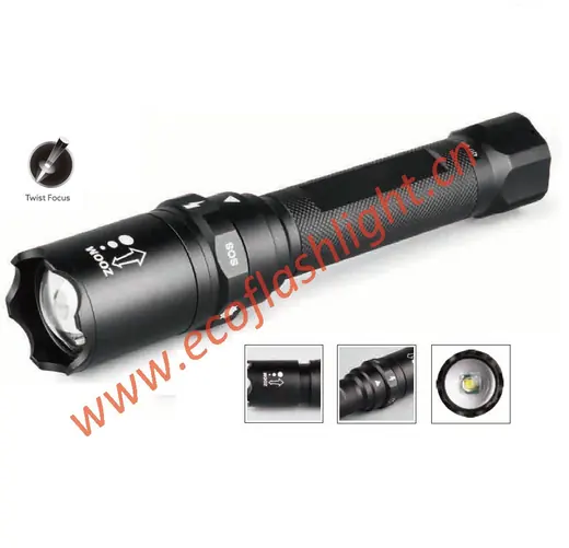 10W Aluminium Flashlight — ECO-SC3196CRD-10W
