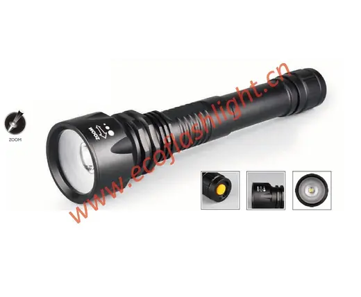 10W Aluminium Flashlight — ECO-SC3128CRD-10W