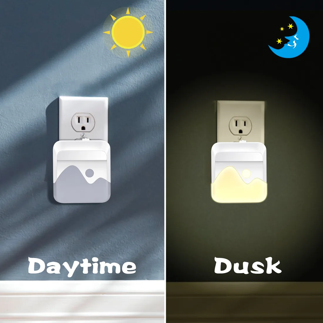 Dusk-to-Dawn Sensor Light Adjustable — ECOFLASHLIGHT LED light made by Ecogreen International Co., Ltd