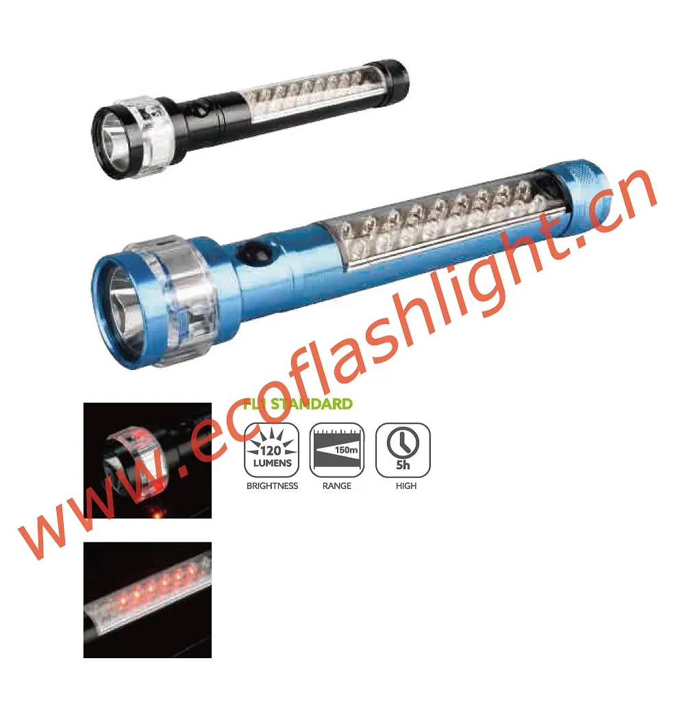 Multifunction Flashlight — ECO7006-3W LED light made by Ecogreen International Co., Ltd