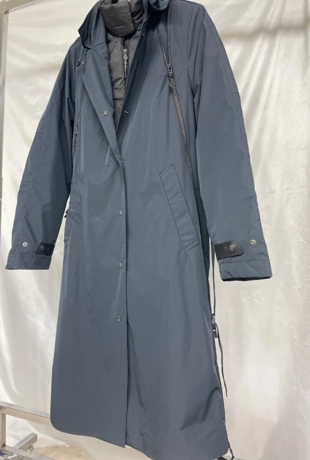 368 women's twinset padding coat in outer and inner jacket configuration