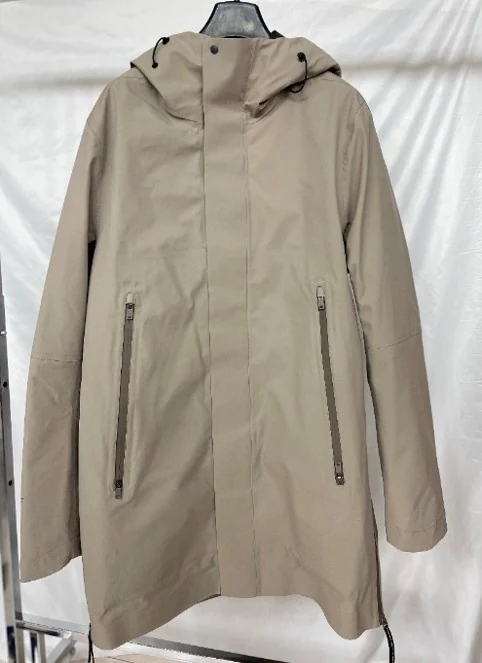 375 twinset padding coat with outer jacket in 100% polyester shell and 100% TPU mid-layer