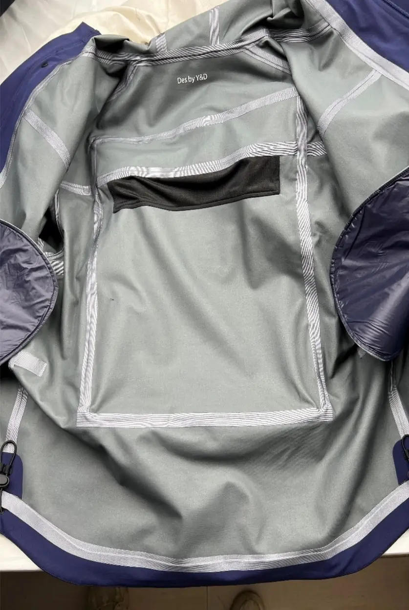 YD-708-2 jacket and bag set in use on outdoor terrain