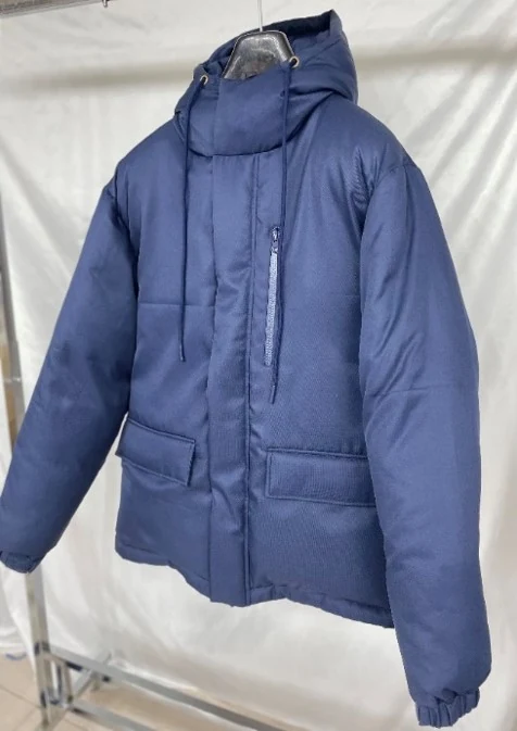 YD-728-2 water repellent down jacket with linen bag in 100% poly fabric