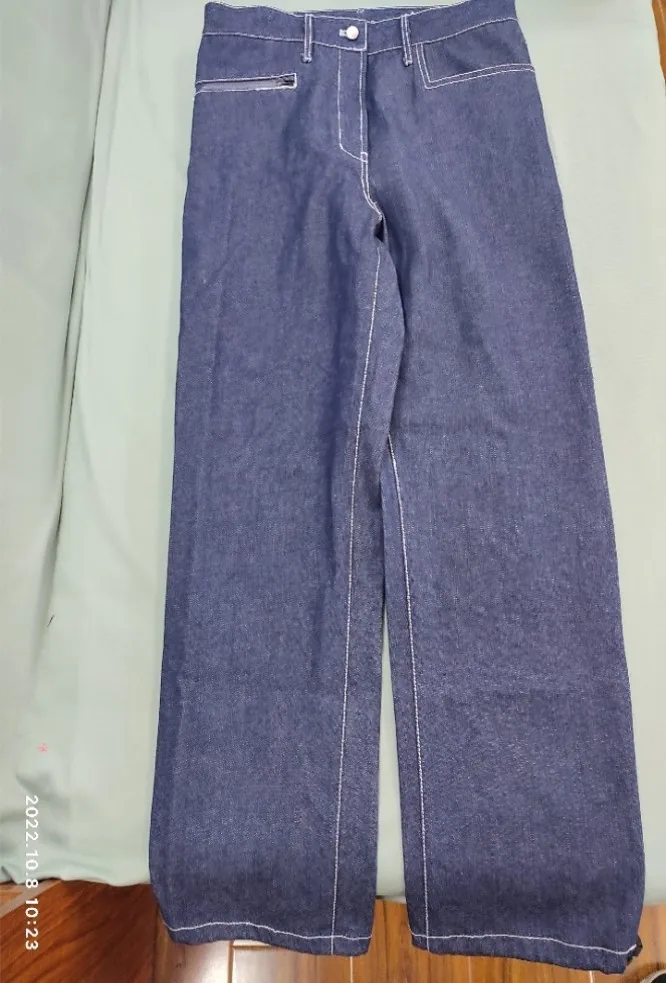 YD-810 anti-flaming jeans in 100% cotton denim with flame-resistant treatment