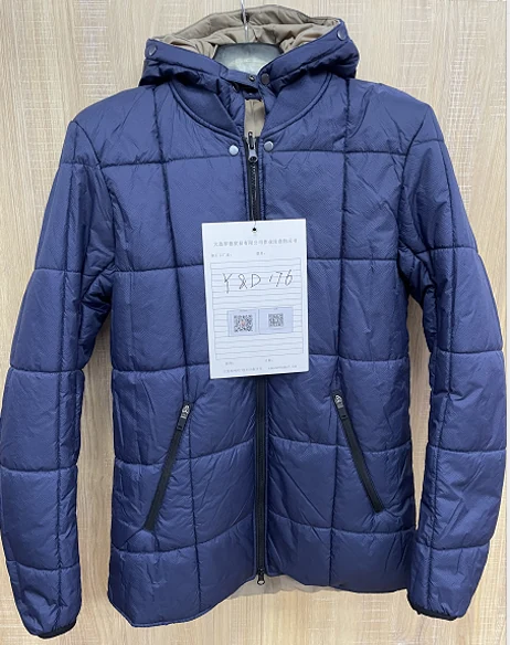 YD176 outdoor garment in natural fabric tone with textured surface