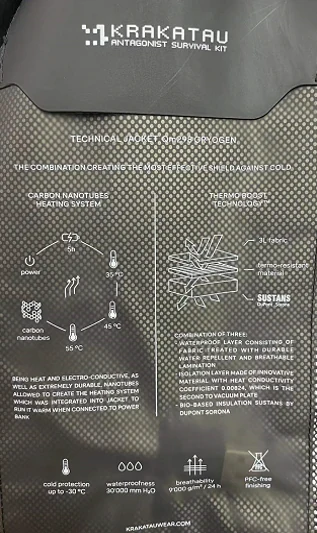 YD298 outdoor garment, view 4