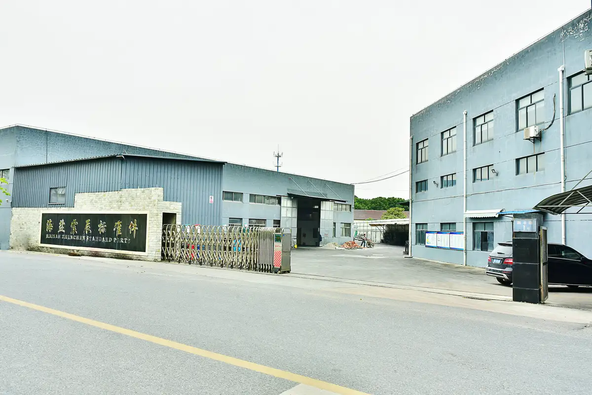 The Ehons factory frontage and gate in Haiyan