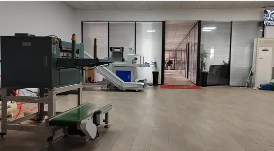 The Ruian workshop, where demo machines are kept running for online installation support