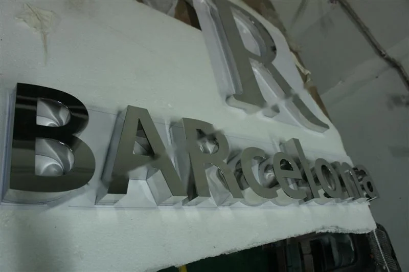 Sign letters of this construction on the workshop bench