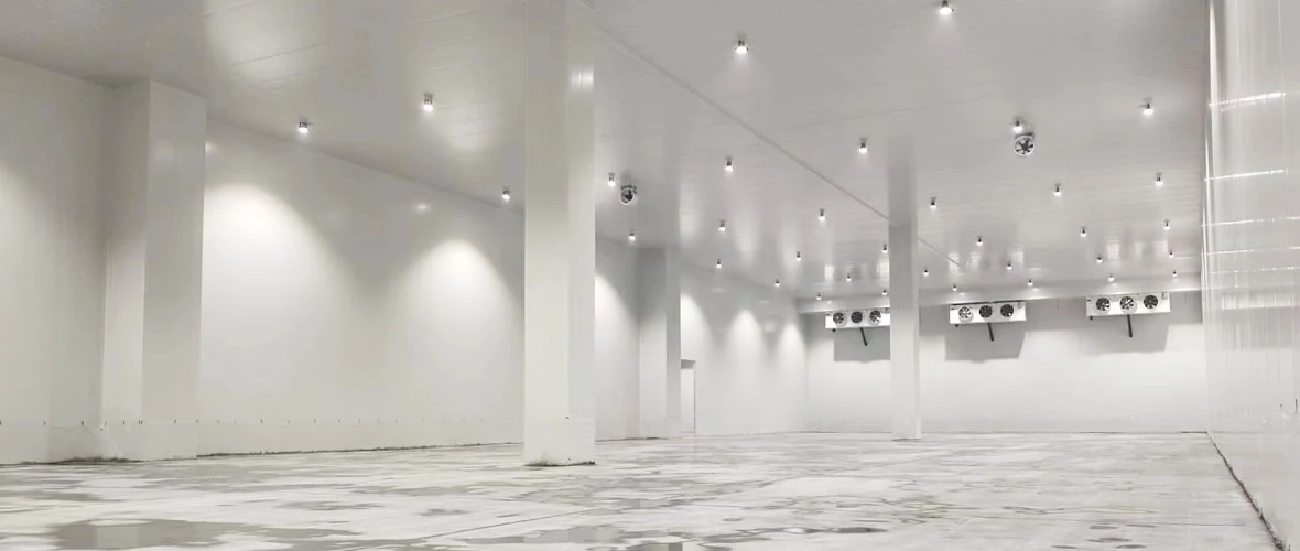 1,643 m² Controlled-Atmosphere Cold Storage — equipment installed on site
