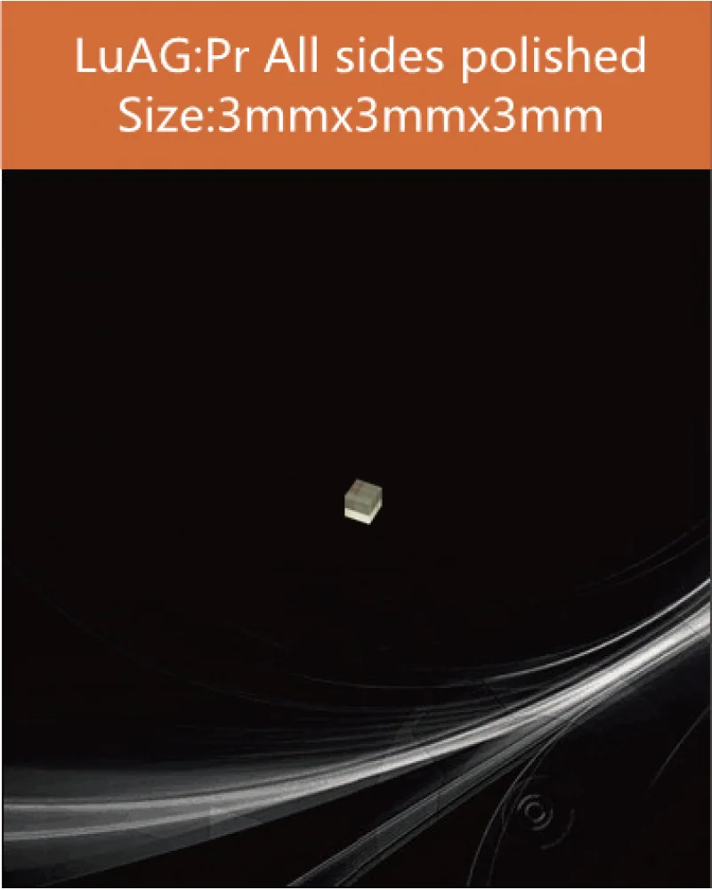 LuAG 3x3x3mm - LuAG scintillation crystal by EPIC Crystal