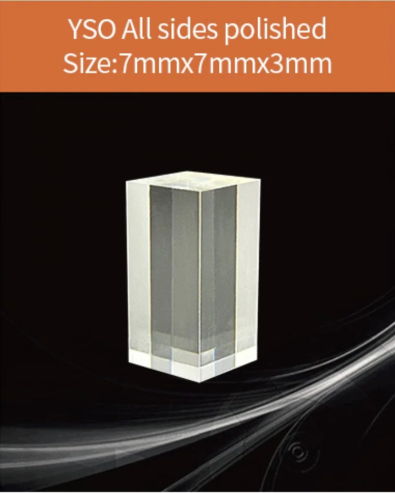 10x10x30mm - YSO(Ce) scintillation crystal by EPIC Crystal