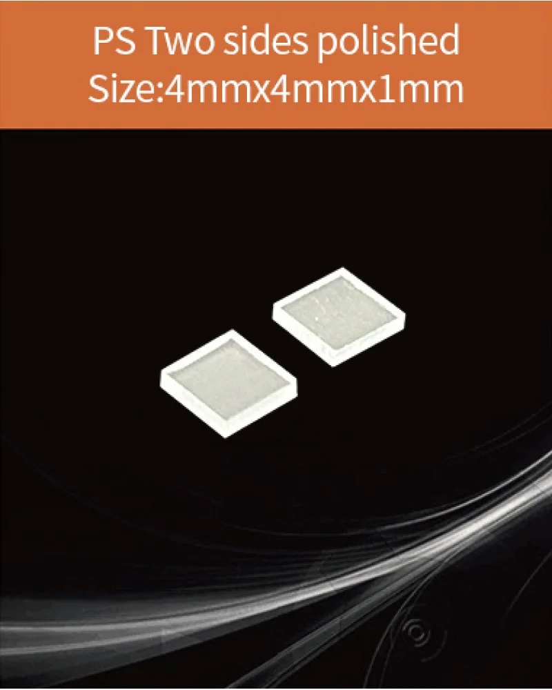 Plastic 4x4x1mm - Plastic scintillator by EPIC Crystal