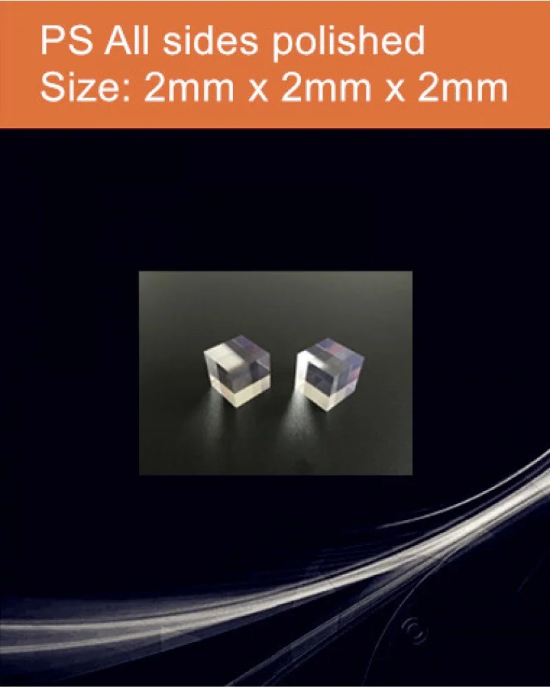 Plastic 2x2x2mm - Plastic scintillator by EPIC Crystal