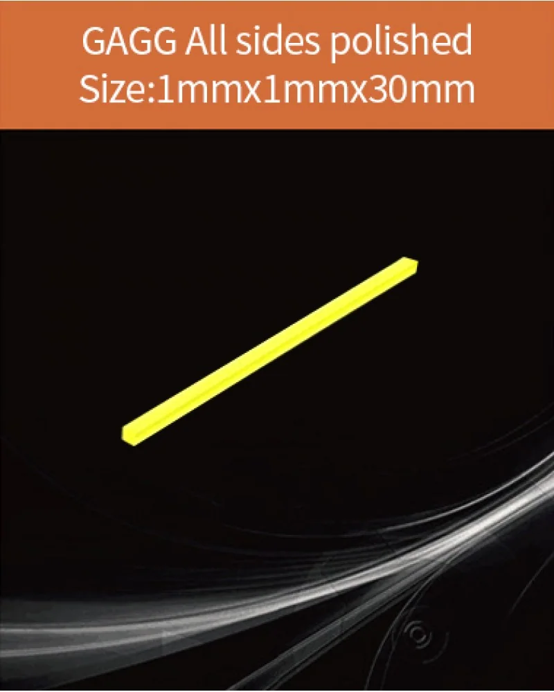 GAGG-Scintillator-1x1x30mm - GAGG(Ce) scintillation crystal by EPIC Crystal