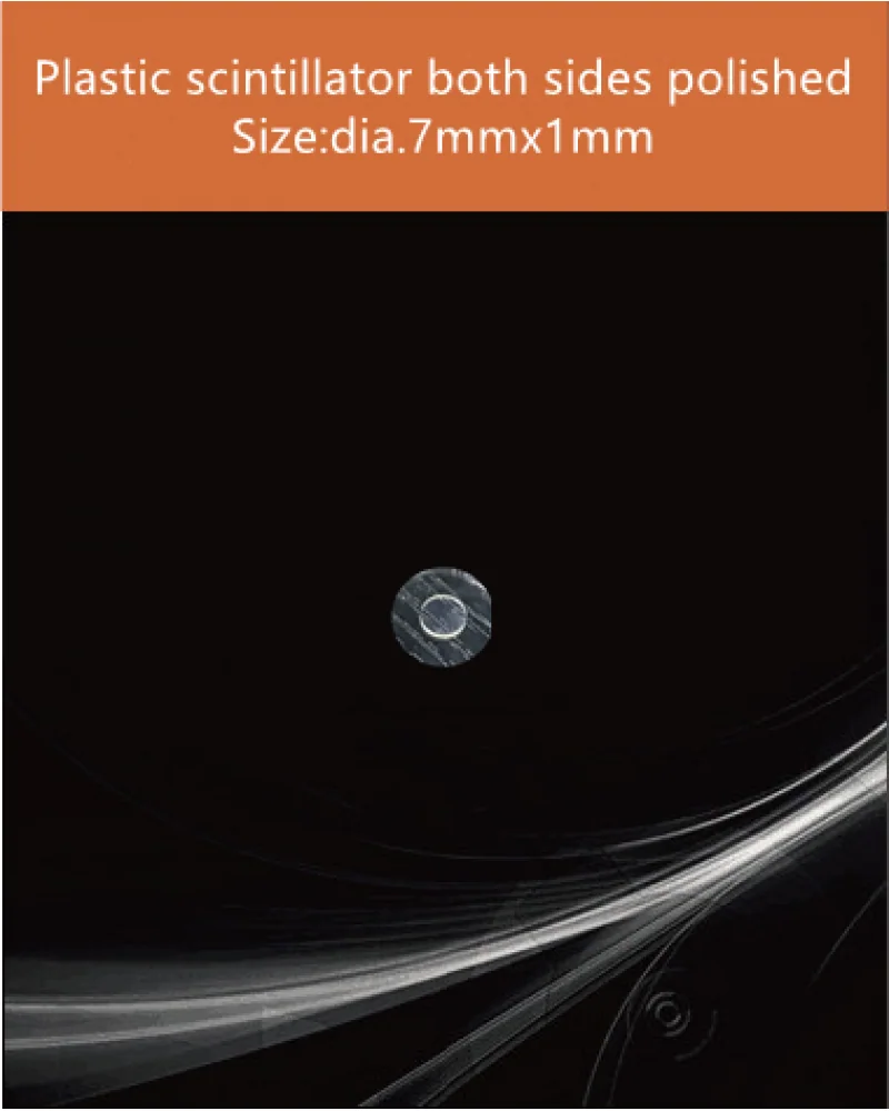 Plastic Diameter 7x1mm - Plastic scintillator by EPIC Crystal