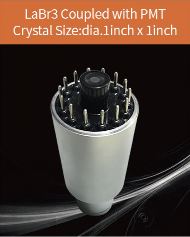 LaBr3 / CeBr3 1inch x 1inch - LaBr3 & CeBr3 crystal and detector by EPIC Crystal
