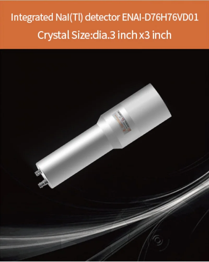 NaI(Tl) ENAI-D76H76VD01 - NaI(Tl) crystal and detector by EPIC Crystal