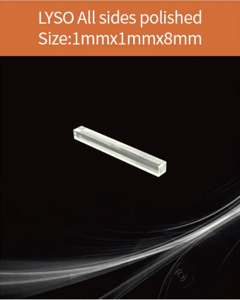 1x1x8mm all sides polished - LYSO(Ce) scintillation crystal by EPIC Crystal