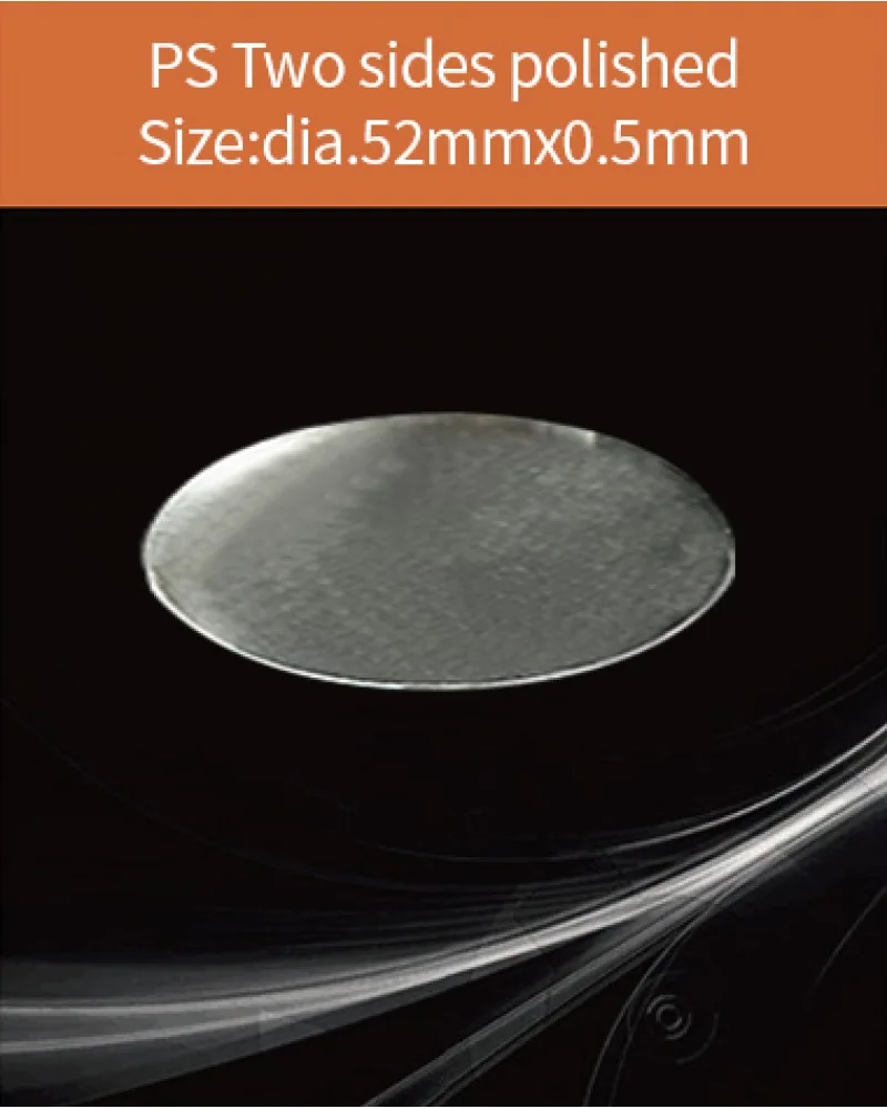 Plastic dia.52x0.5mm - Plastic scintillator by EPIC Crystal