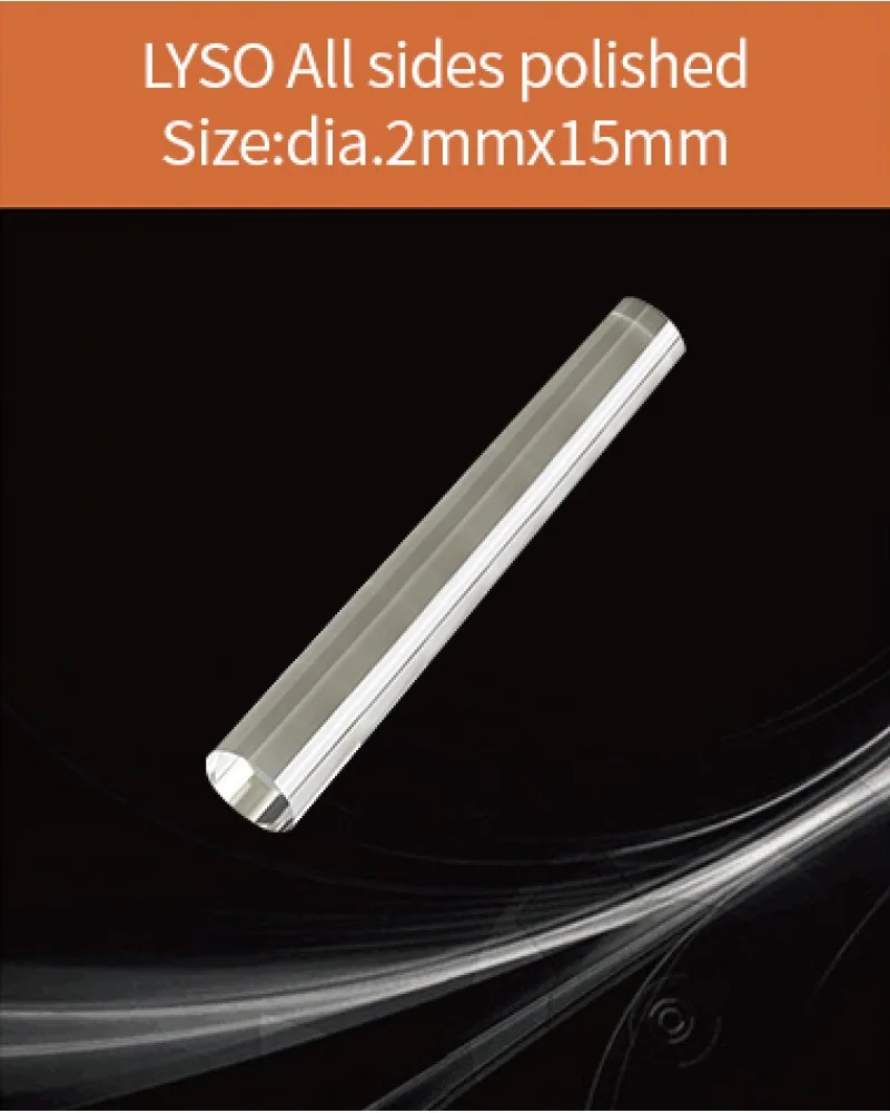 dia.2x15mm all sides polished - LYSO(Ce) scintillation crystal by EPIC Crystal
