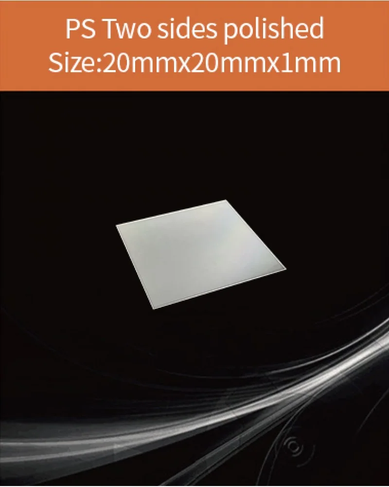 Plastic 20x20x1mm - Plastic scintillator by EPIC Crystal
